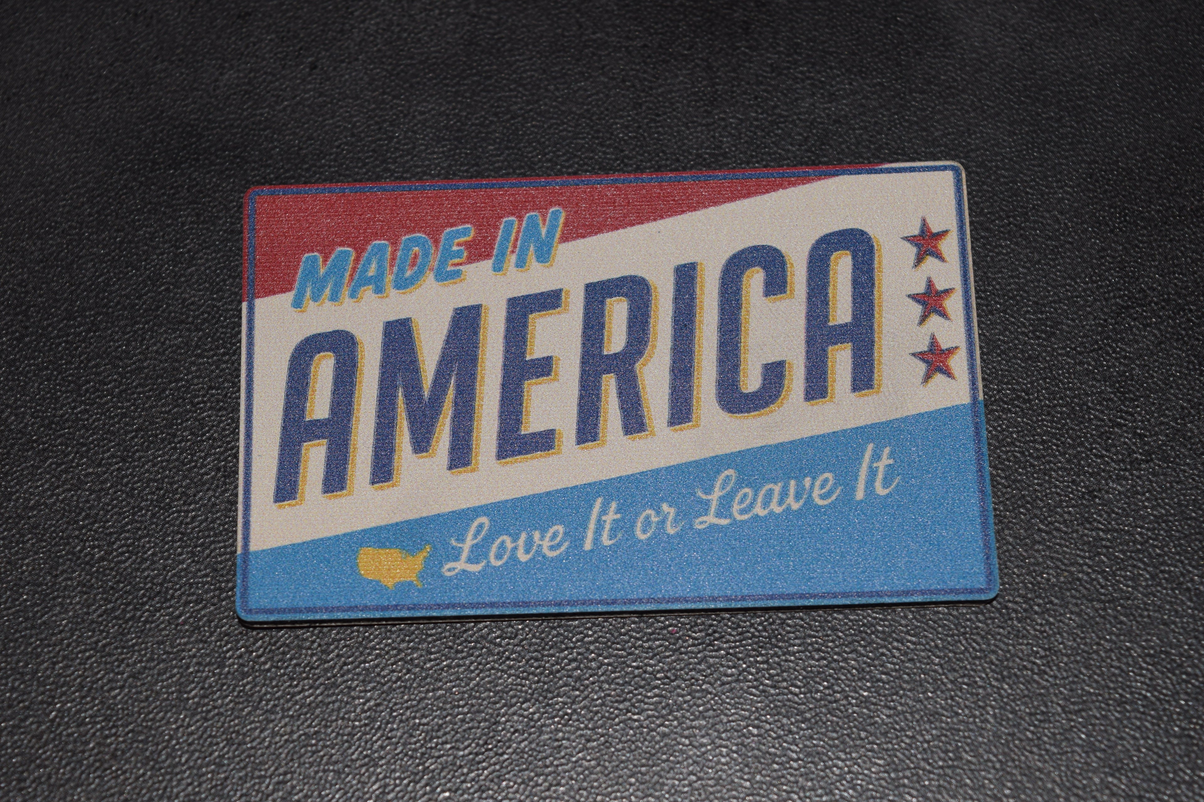 "Made in AMERICA" UV Printed Patches