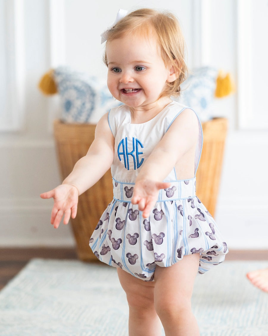 Hand Painted Mouse Print Unisex Bubble