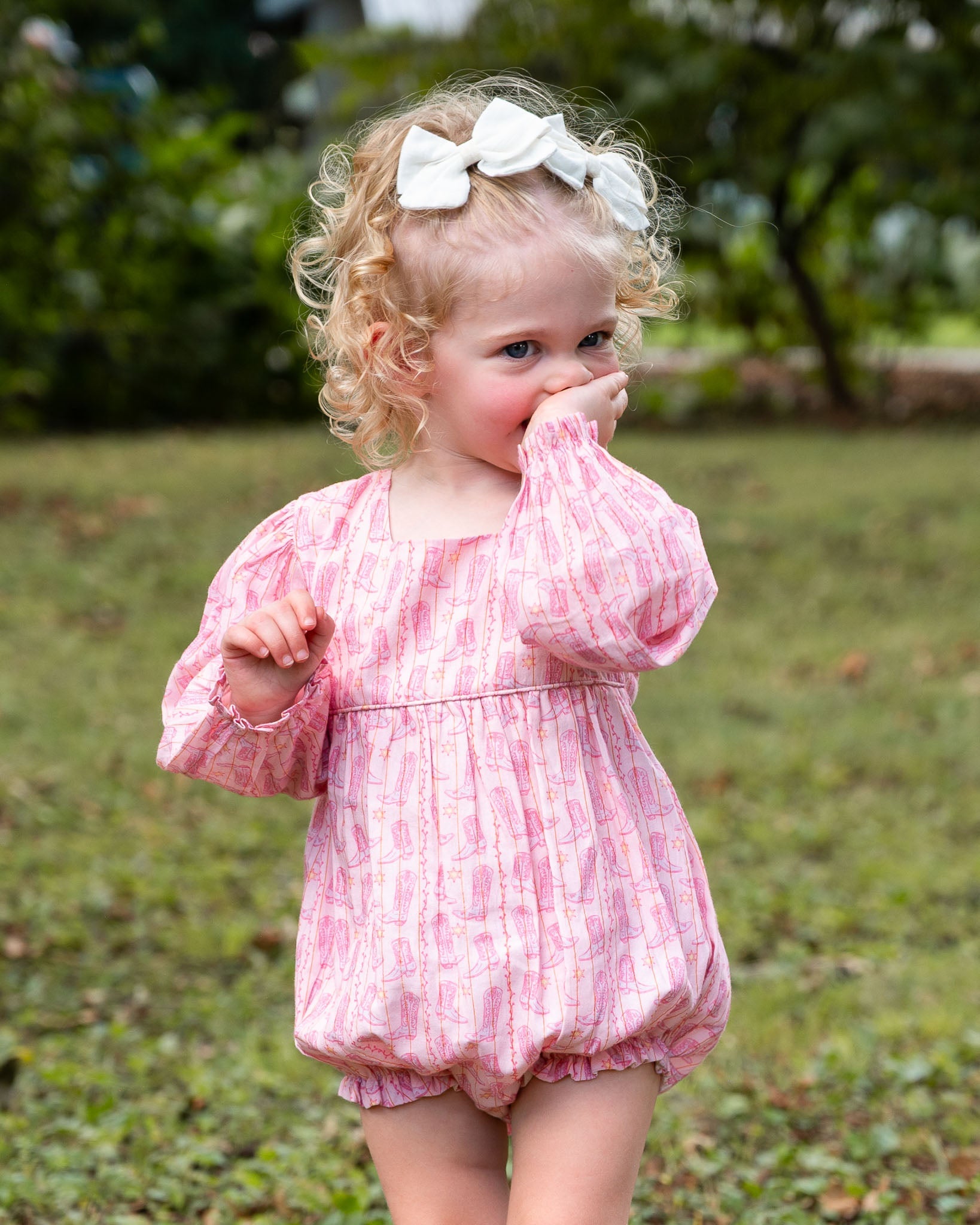 Cowgirl Boots With Gold Lurex Bubble