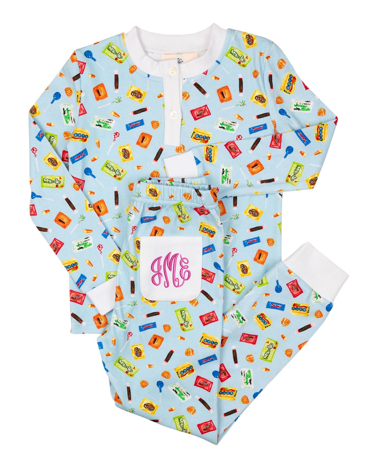 Candy Favorite Halloween Knit Pajama Set