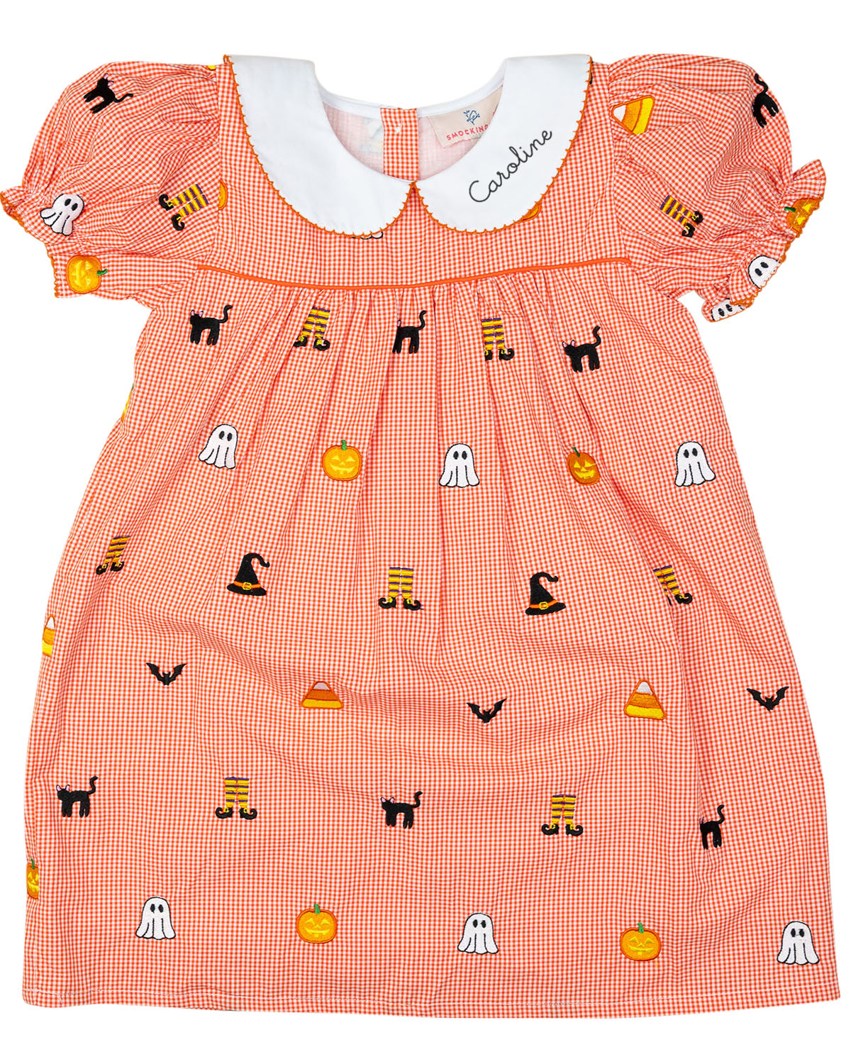 Spooky Embroidered Halloween Dress- FINAL SALE