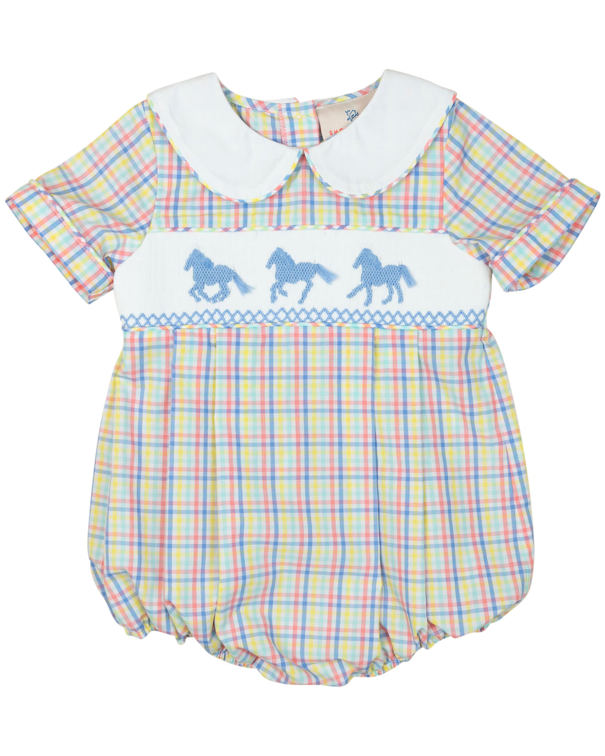 Ready to Run Smocked Boy Bubble- FINAL SALE