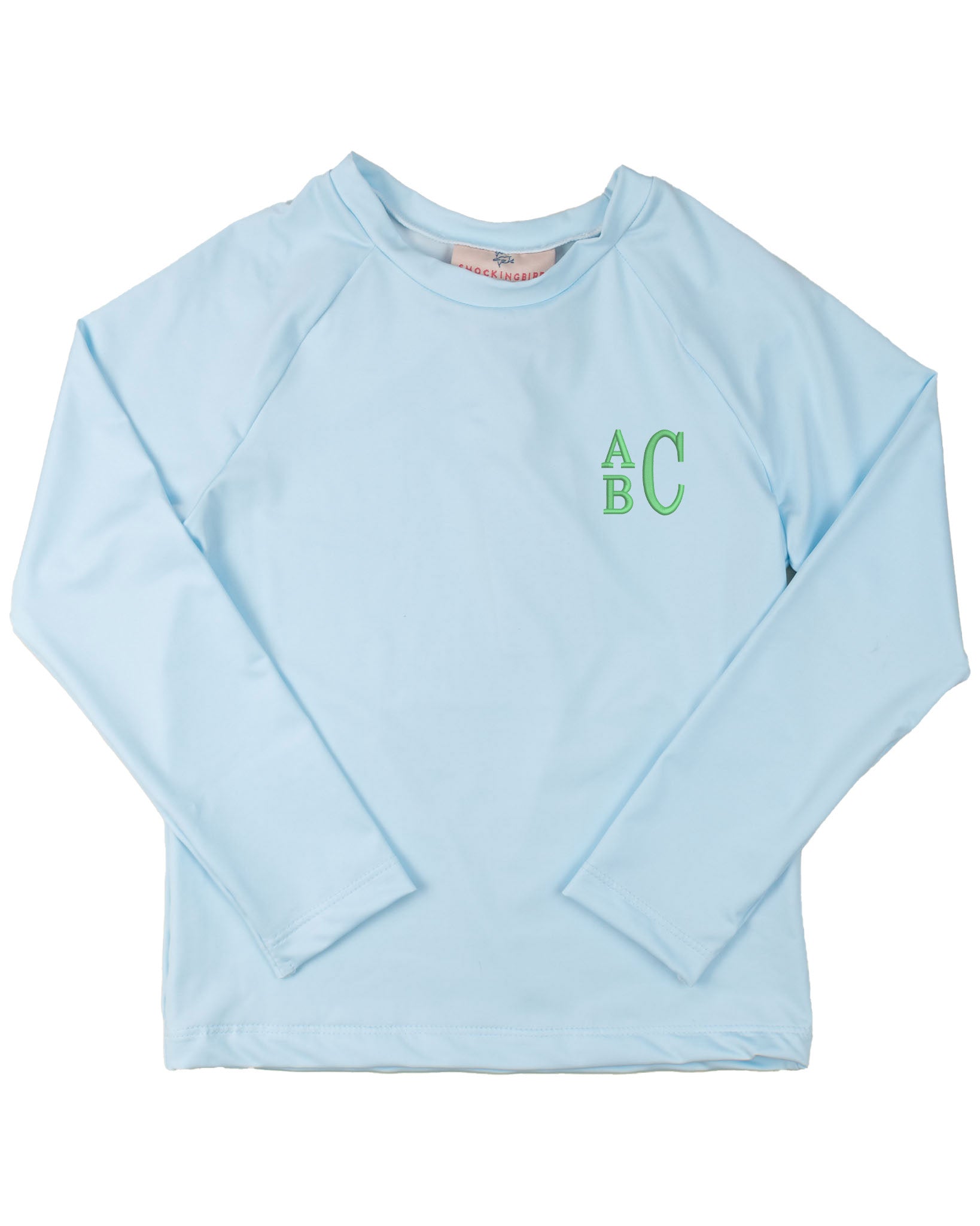 Rash Guard Long Sleeve in Light Blue