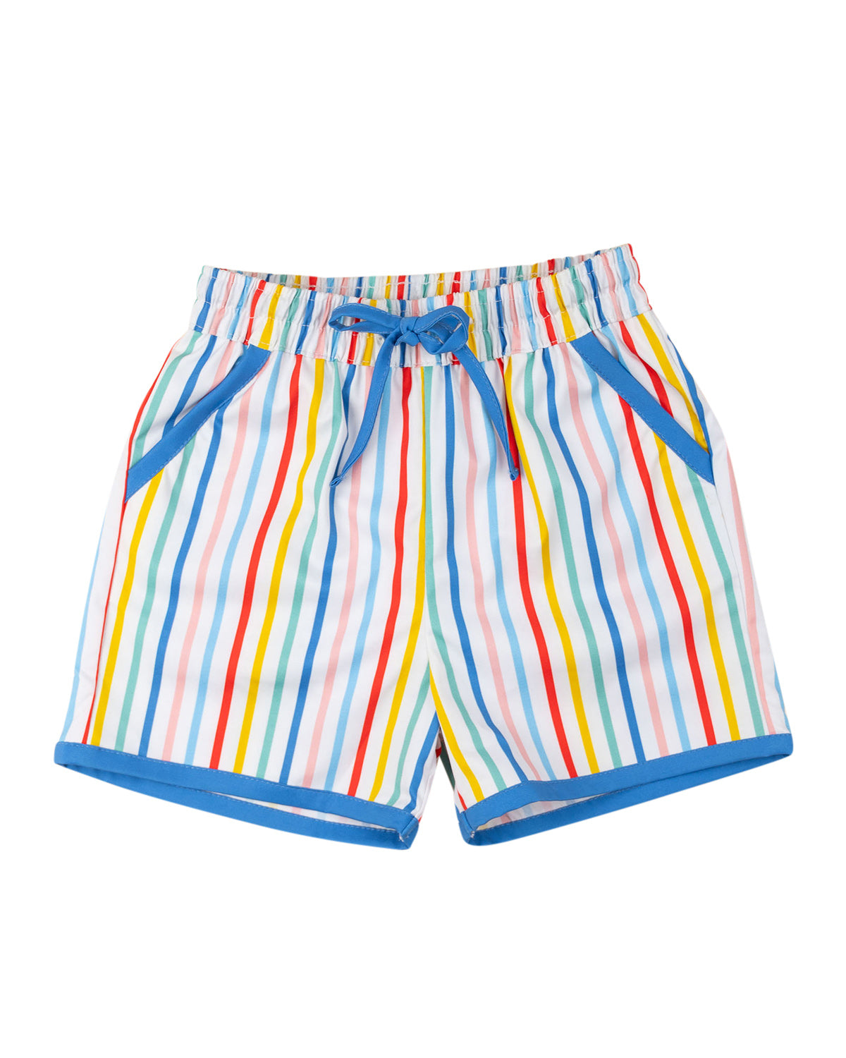 Citrus Stripe Swim Trunks- FINAL SALE