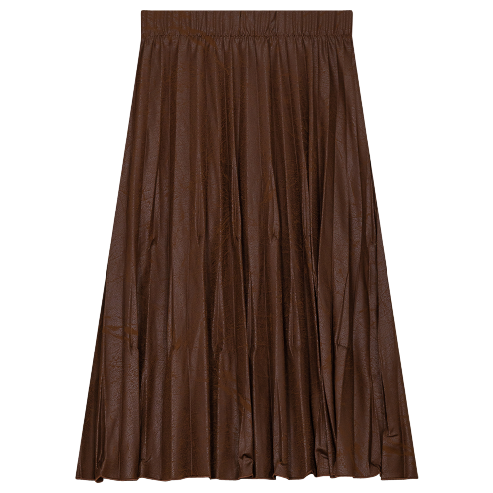 Rear Drop Pleated Skirt