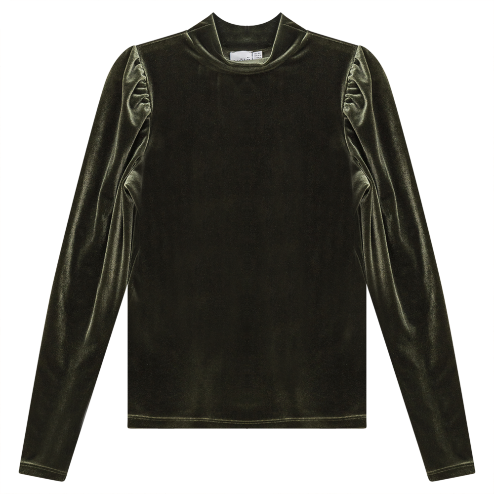 Top with Puffy Shoulders