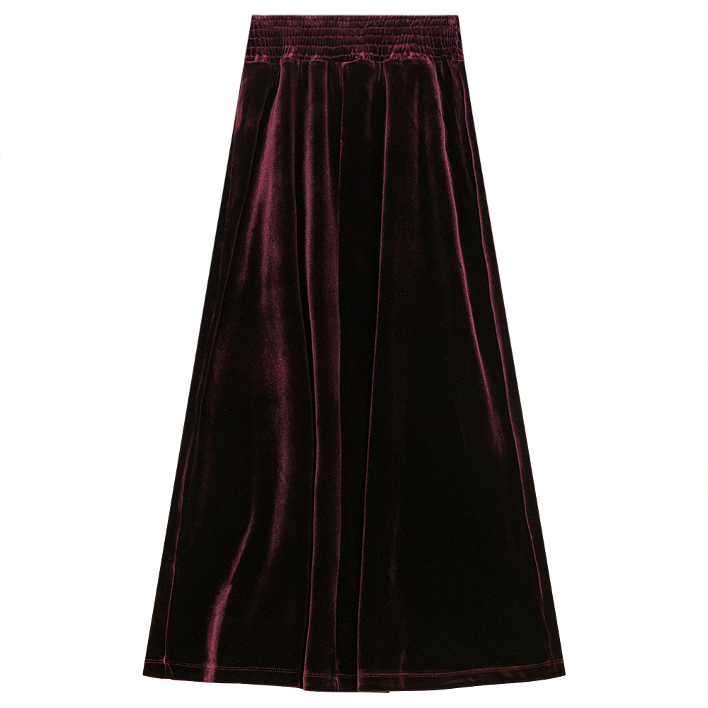 Maxi Skirt with Smocking Waist