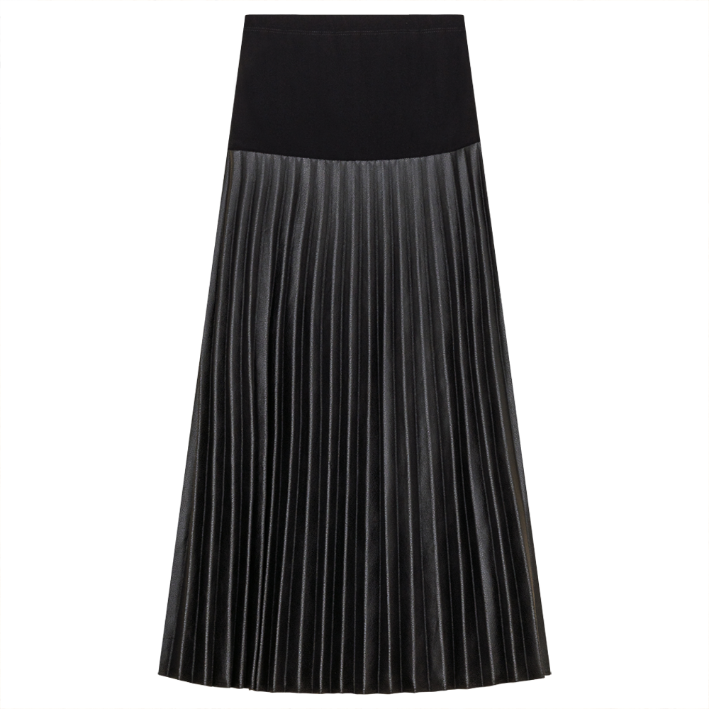 Knit Pleated Skirt