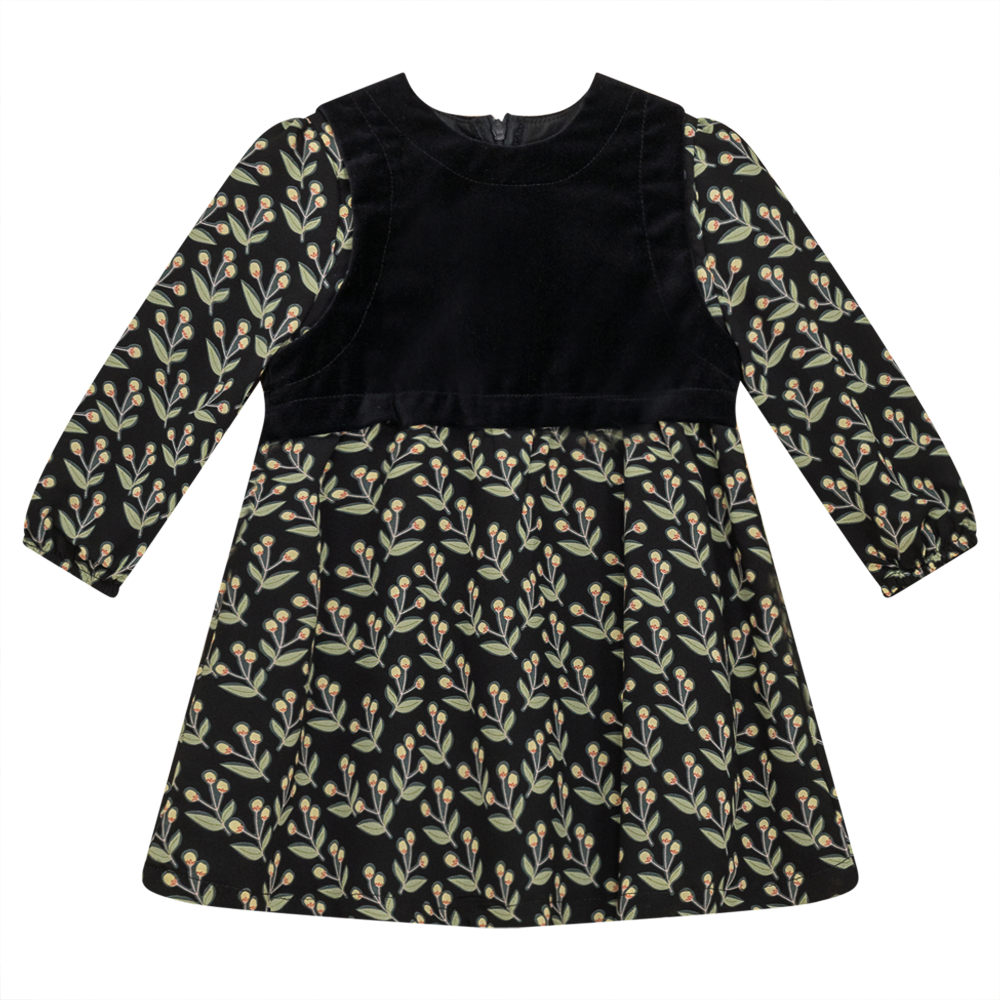 Dress with Insert Vest