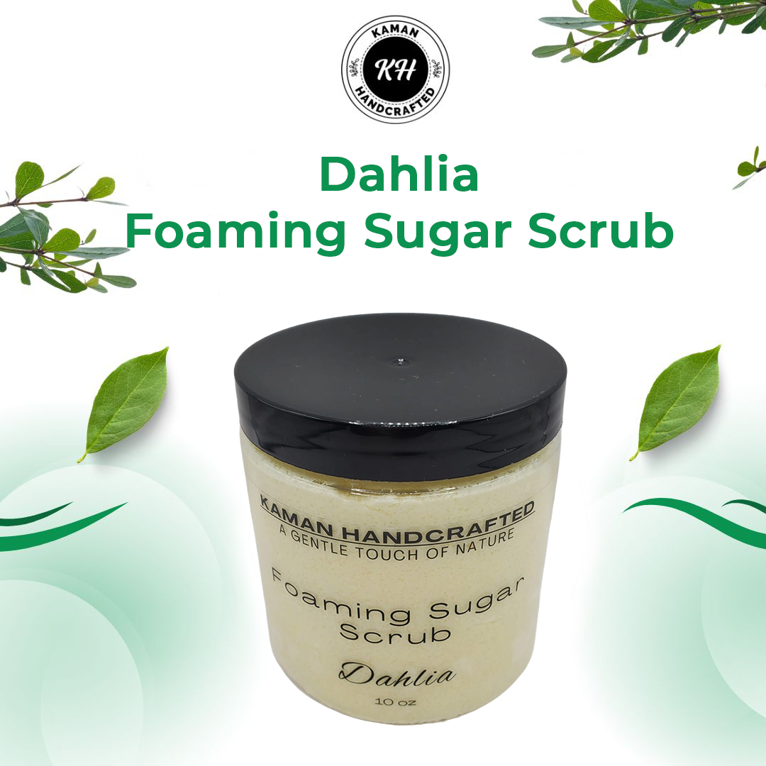 Dahlia Foaming Sugar Scrub