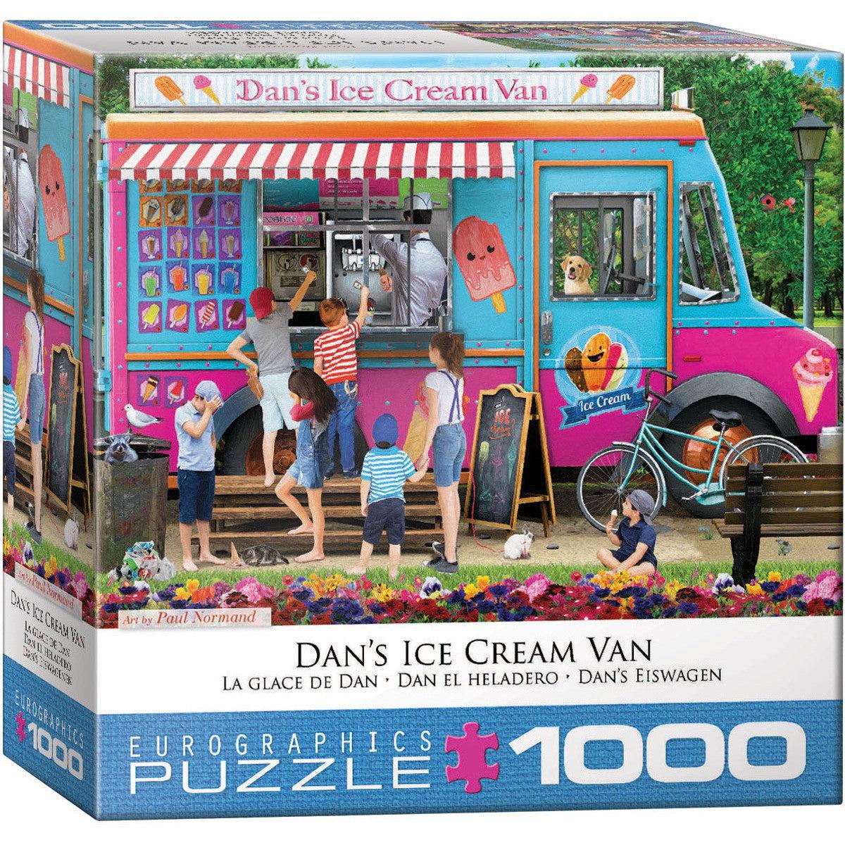 Dan&amp;#39;s Ice Cream Van 1000 Piece Jigsaw Puzzle Eurographics