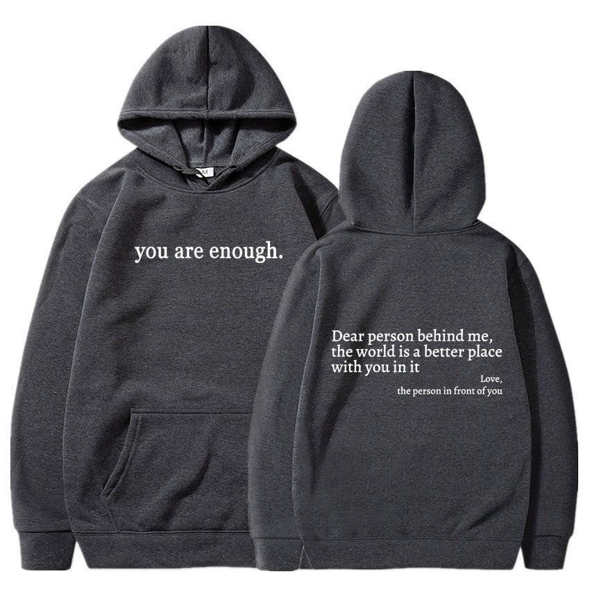 &amp;#39;&amp;#39;Dear Person Behind Me&amp;#39;&amp;#39; Plush Hoodie