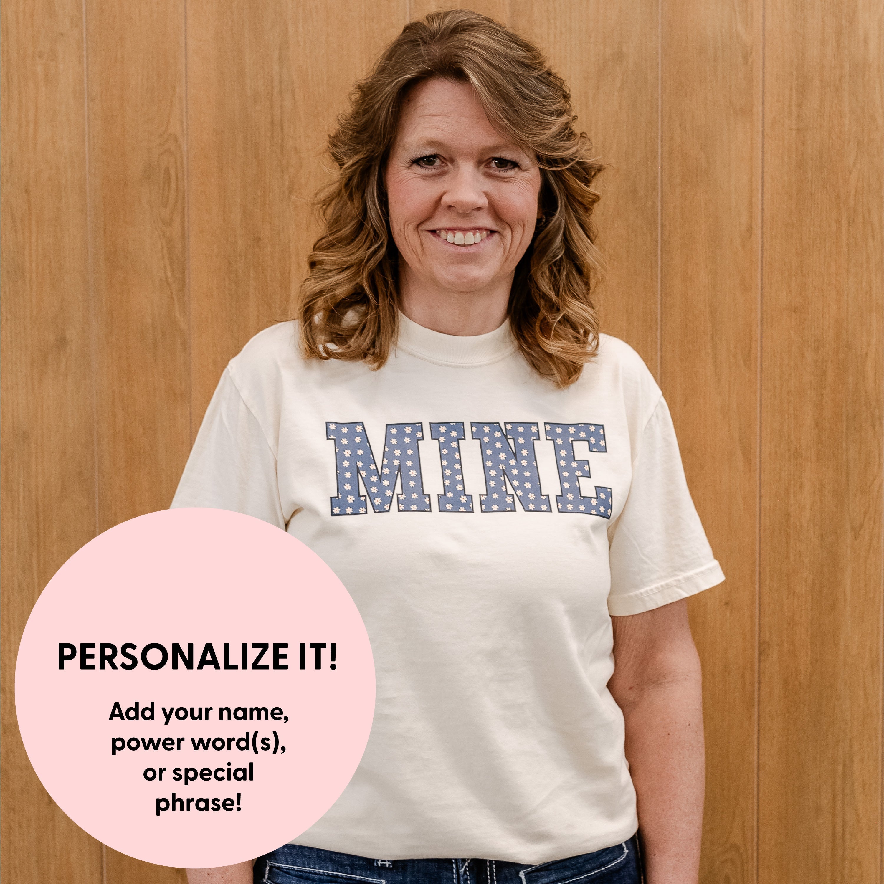 Denim Daisies - Semi-Custom - Comfort Colors Tee