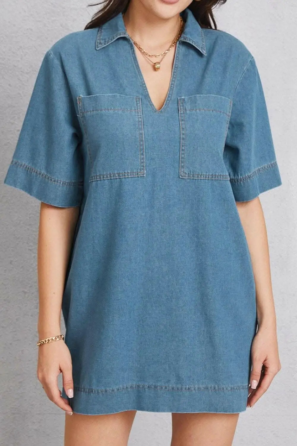 Jeans &amp;amp; Denim Denim mini dress with pockets