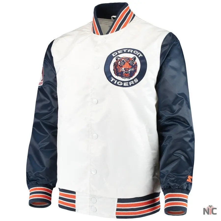 Detroit Tigers The Legend White Satin Jacket
