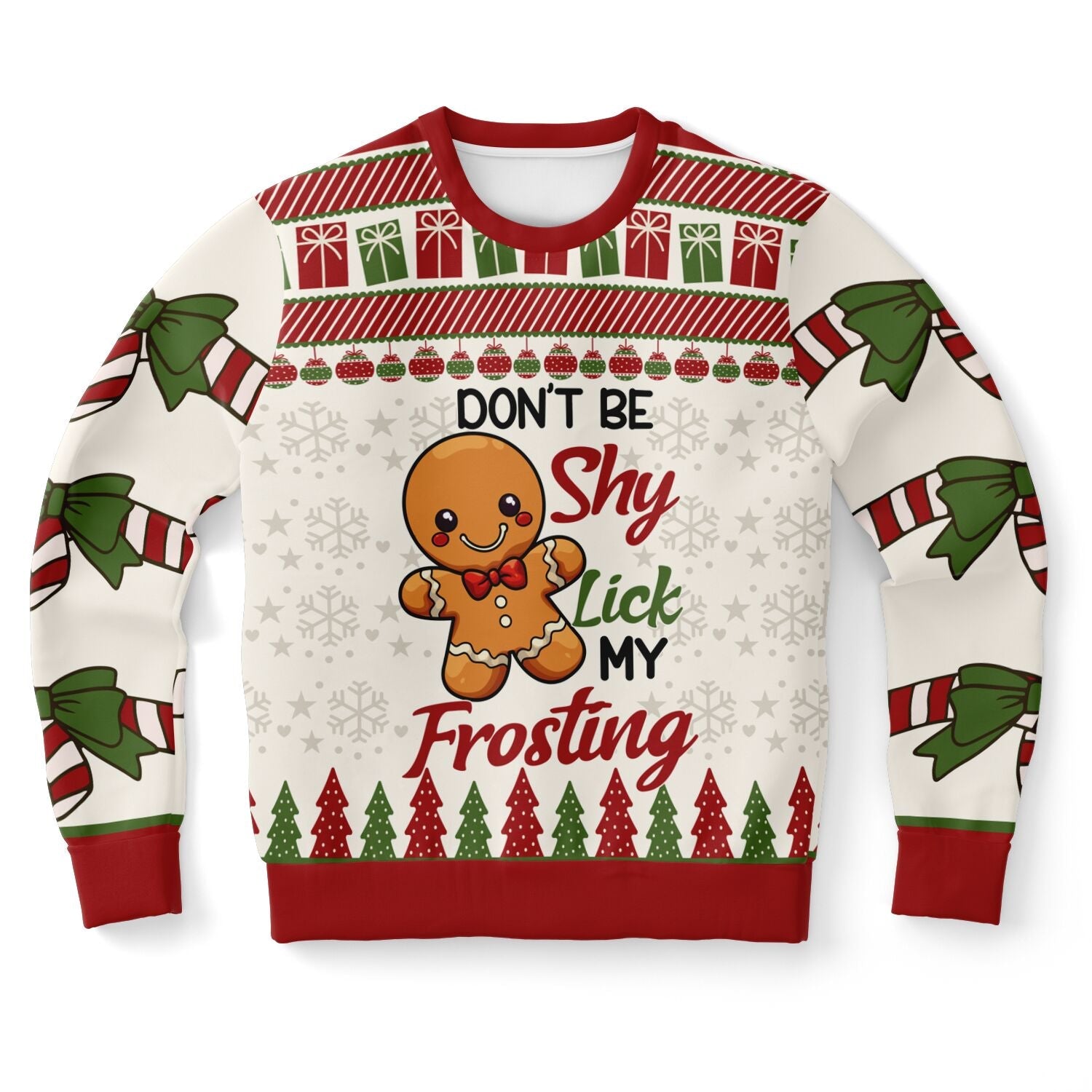 Don’t Be Shy, Lick My Frosting Christmas Sweatshirt