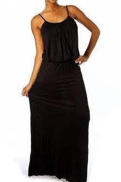 Draped Top Maxi Dress