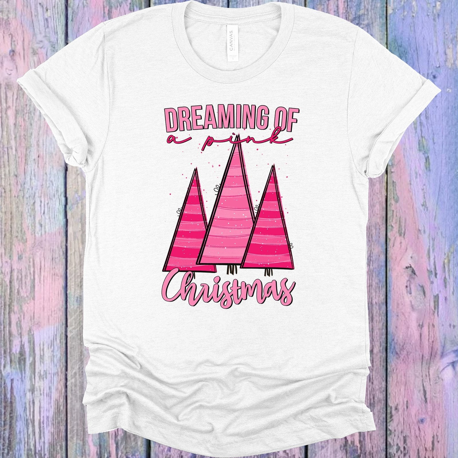 Dreaming of a Pink Christmas Graphic Tee