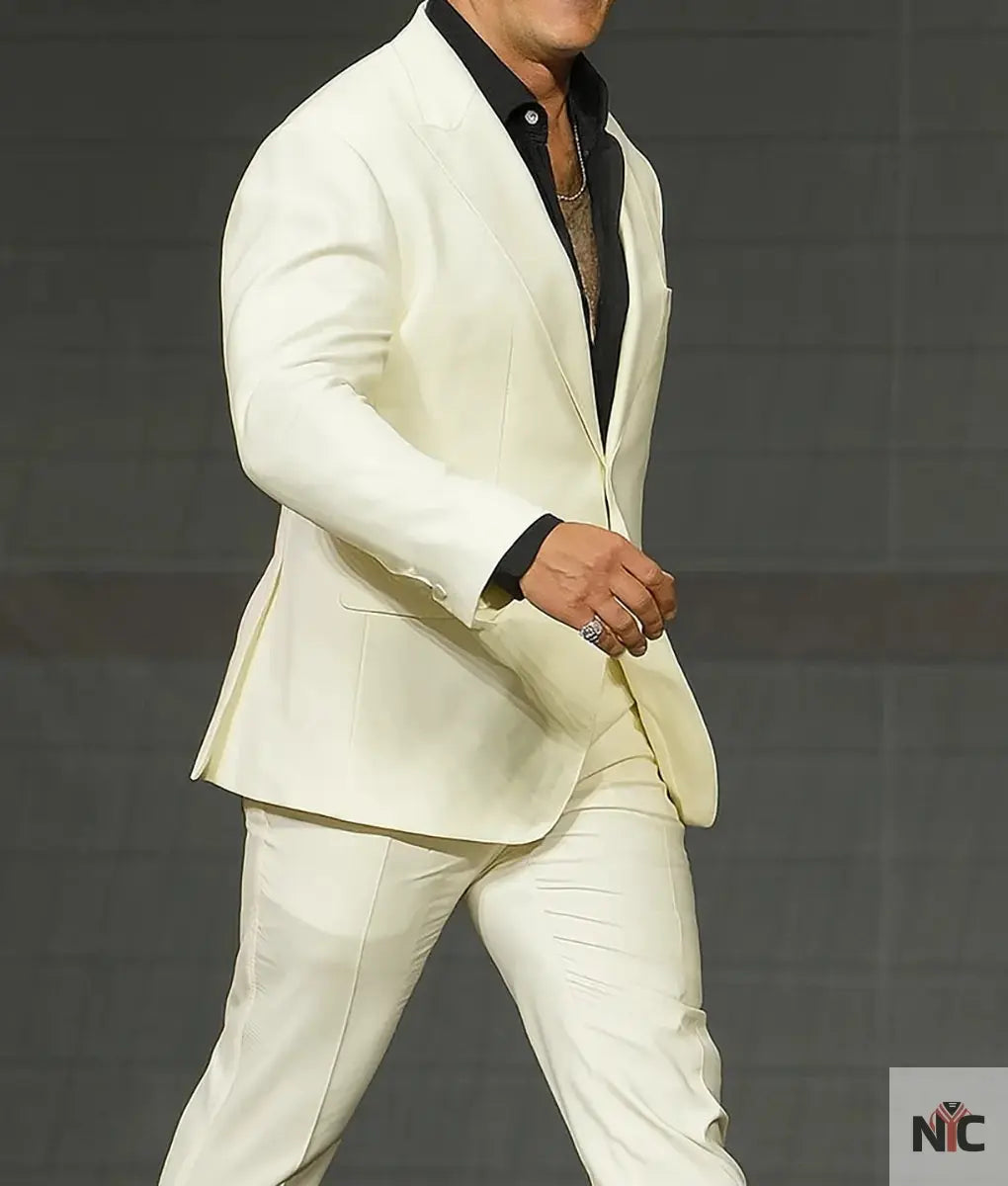 Dwayne Johnson Off White Blazer