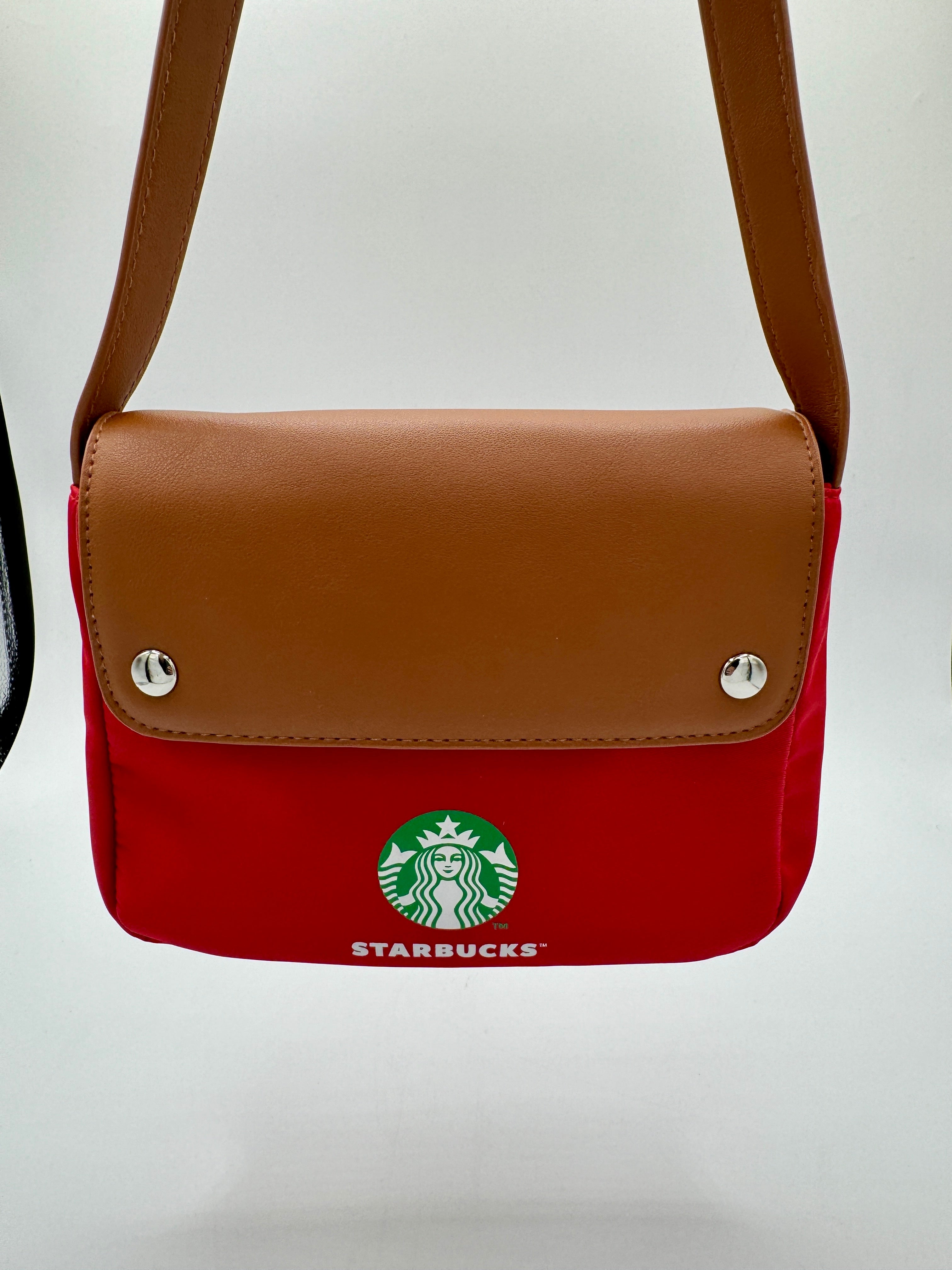 Starbucks Thailand Red Crossbody Mixed Nuts Bag