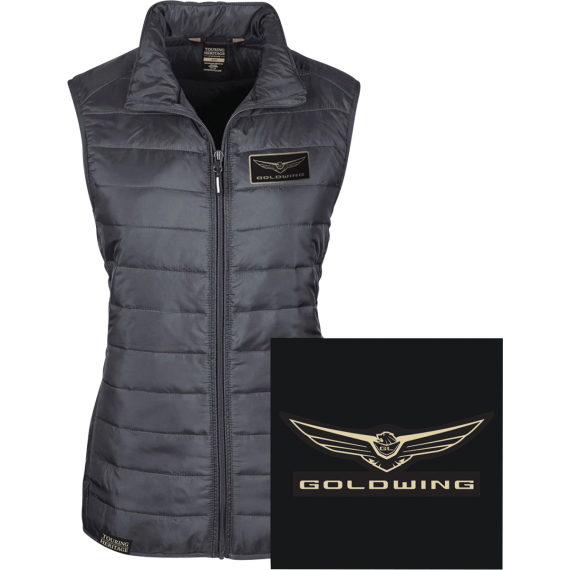 Women&amp;#39;s Goldwing Puff Vest - Black - Large 25-85814