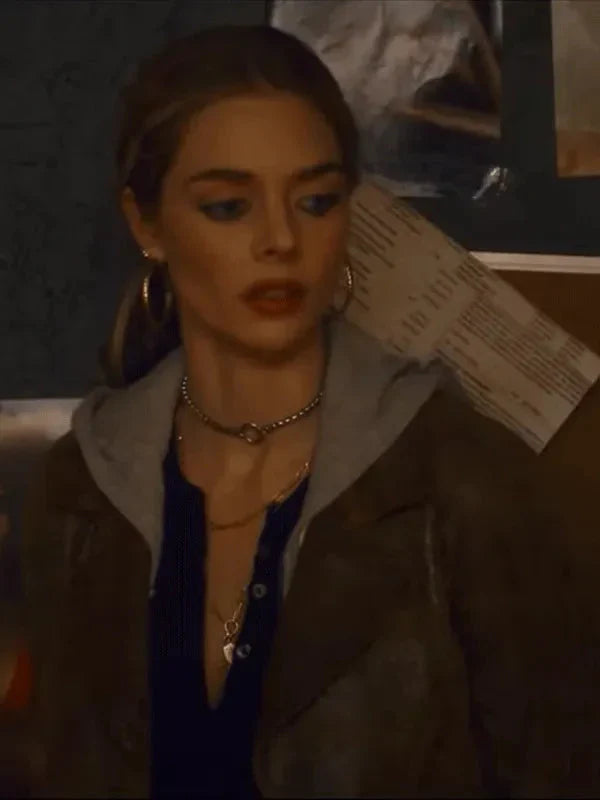 Eenie Meanie Samara Weaving Suede Leather Jacket