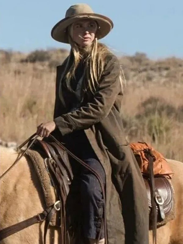 Elsa Dutton Yellowstone 1883 Wool Trench Coat