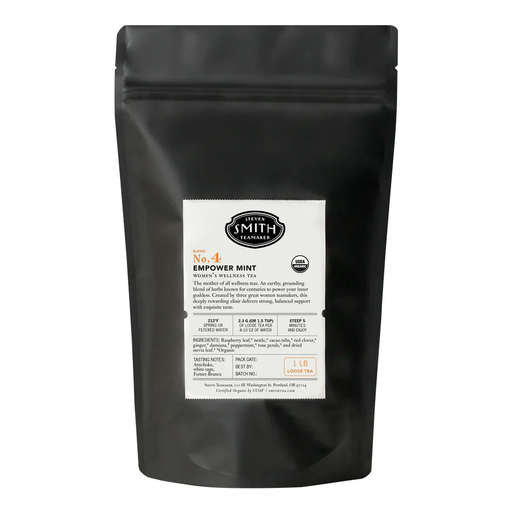 SMITH TEAMAKER - EMPOWER MINT WOMEN&amp;#39;S WELLNESS TEA BLEND NO. 4 (LOOSE LEAF, 1 LB)