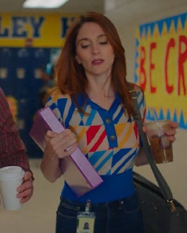 English Teacher S02 Stephanie Koenig Multicolor Sweater