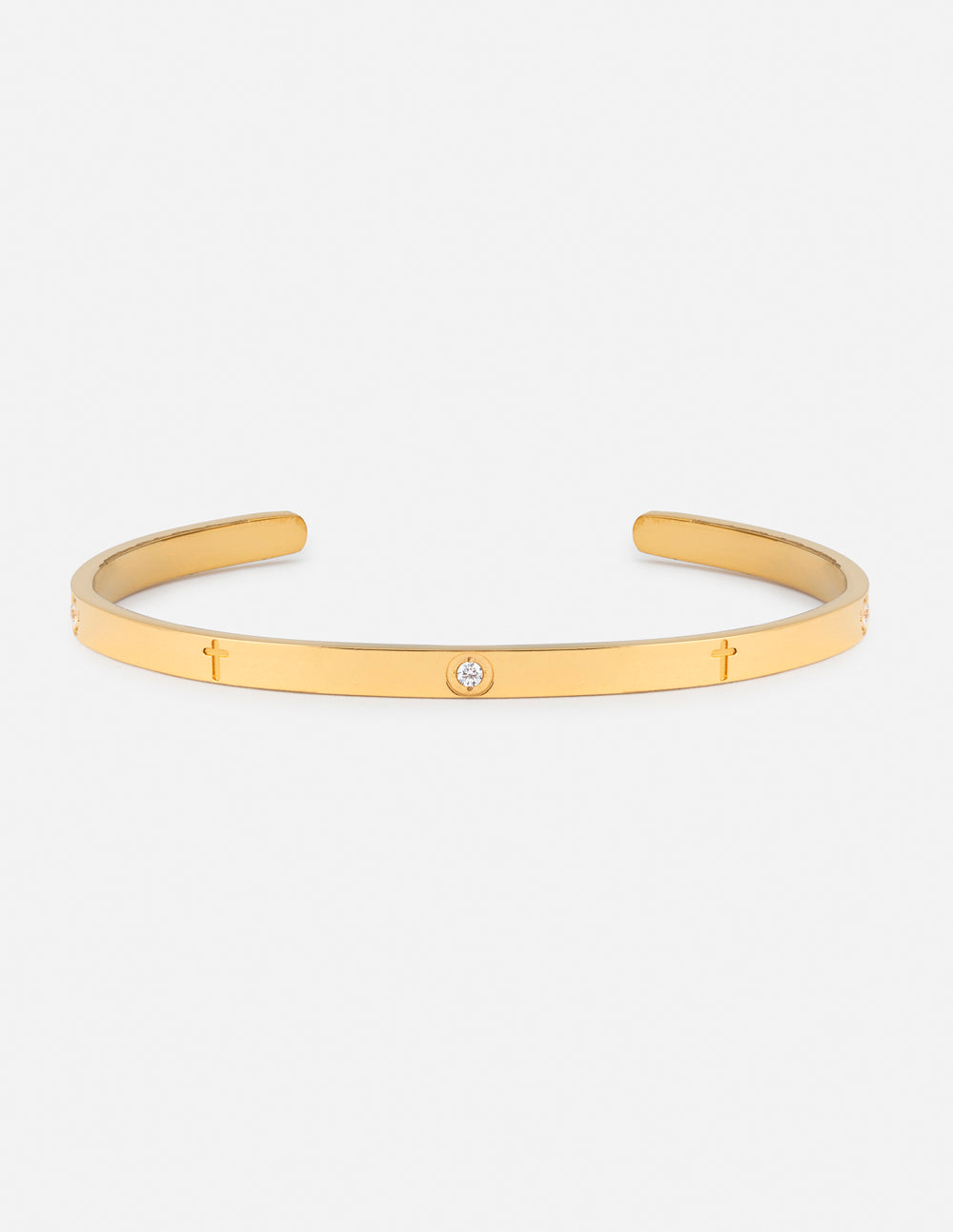 Eternity Gem Cuff Bracelet