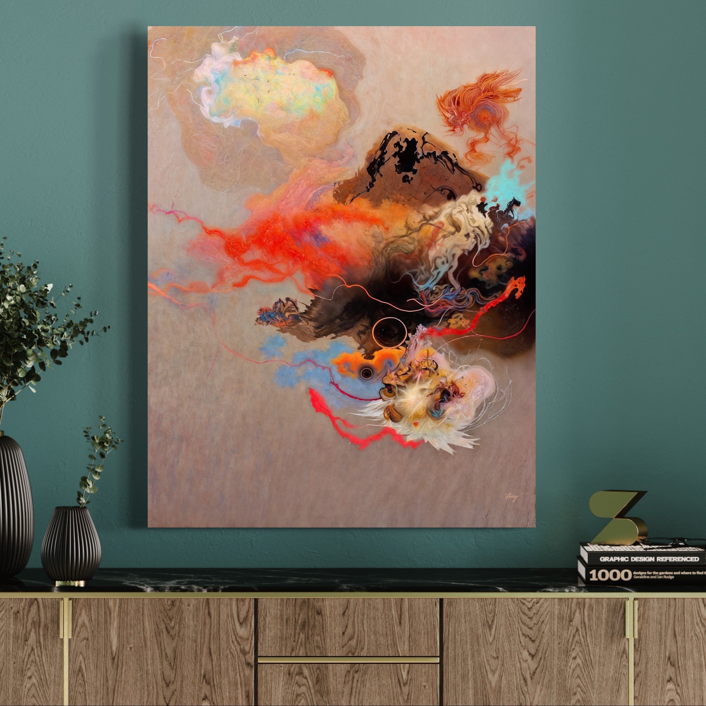 Canvas Print: &amp;quot;Ethereal Unfolding&amp;quot;