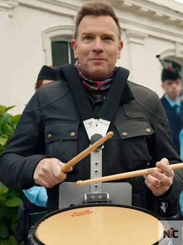 Ewan McGregor Long Way Home S01 Black Jacket