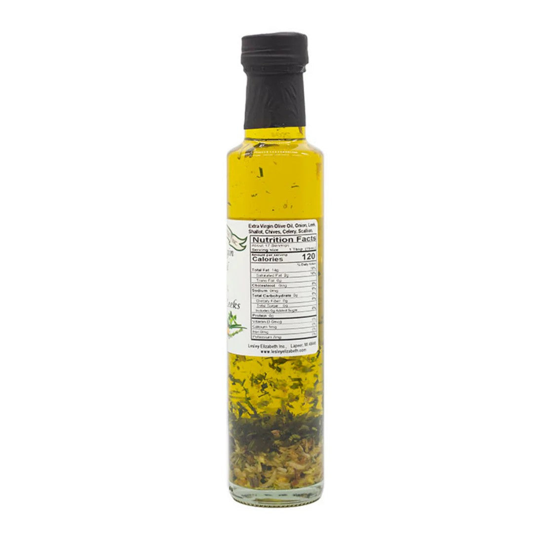 Lesley Elizabeth Extra Virgin Olive Oil with Shallots, Scallions &amp; Leeks, Dorica (250mL)
