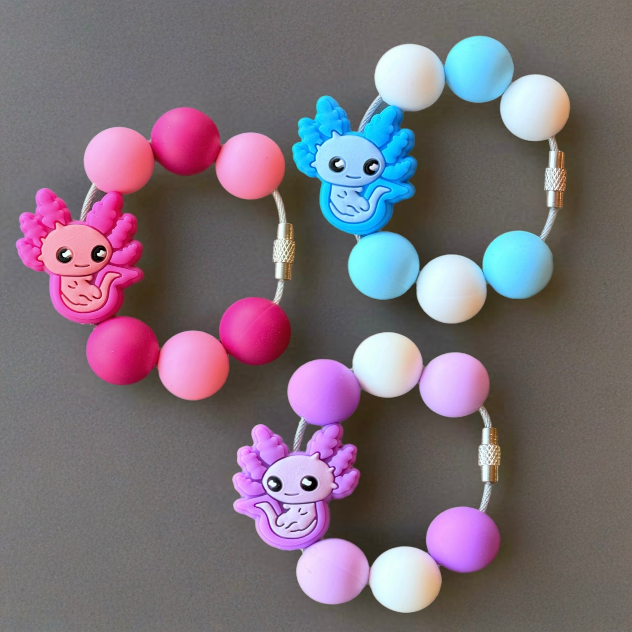 Axolotl Bracelets - Tumbler Handle Charm