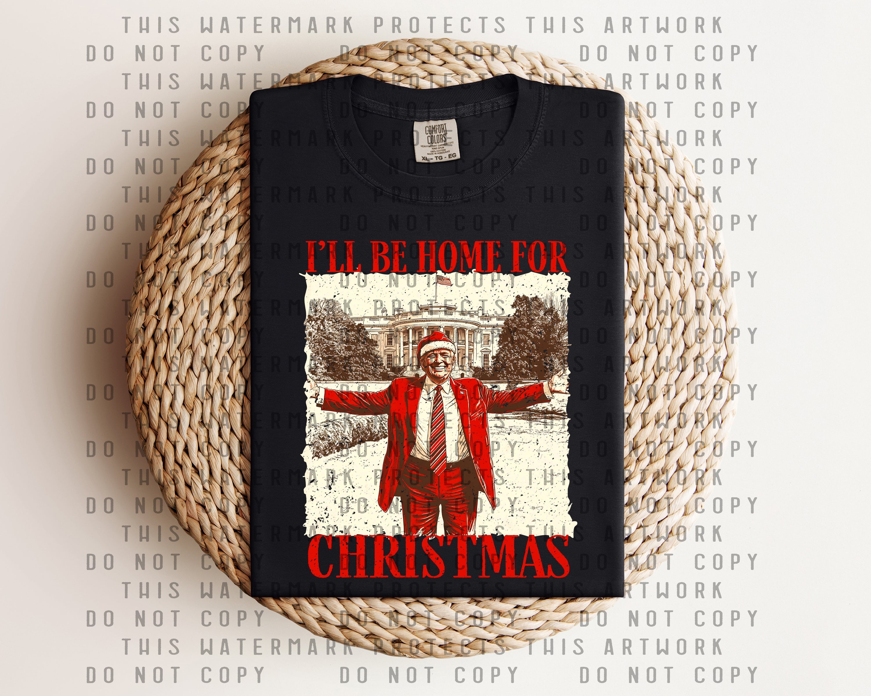 I&amp;#39;ll Be Home for Christmas Graphic Tee