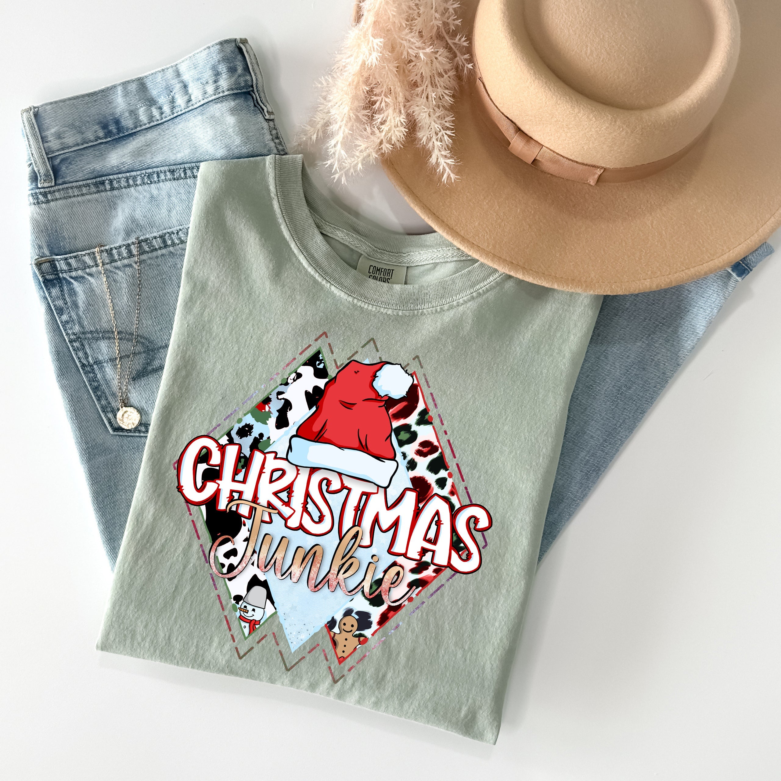 Christmas Junkie Graphic Tee