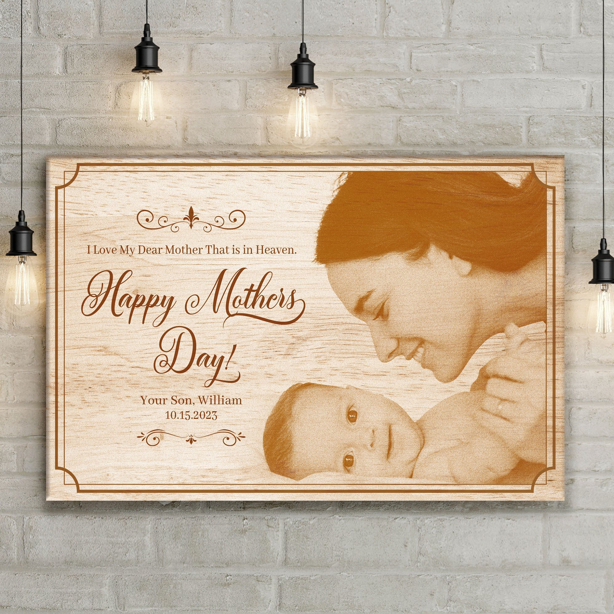 Mother&amp;#39;s Day Sign Dear Mother In Heaven