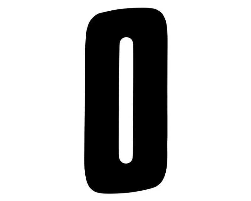 Factory Effex Black &amp;quot;0&amp;quot; 3 pcs. 7&amp;quot; Factory Numbers