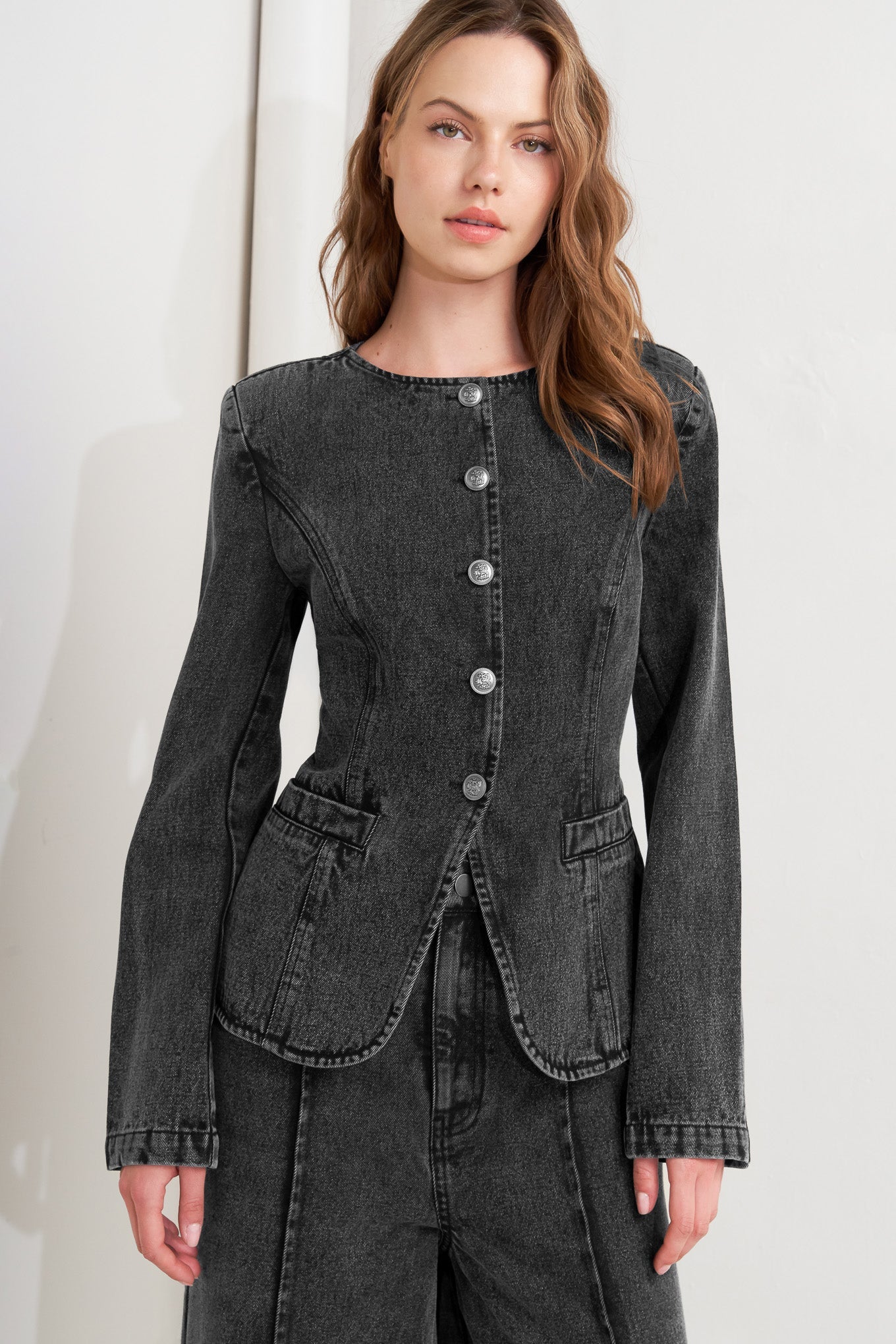 GRAPHITE MUSE DENIM JACKET