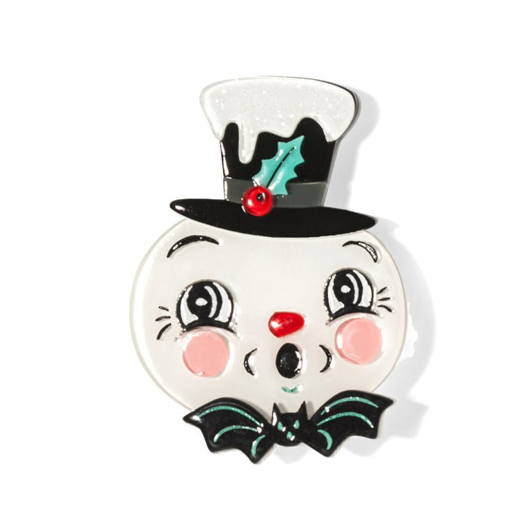 Spooky Frosty Spookmas Mini Brooch by Lipstick &amp;amp; Chrome x Johanna Parker