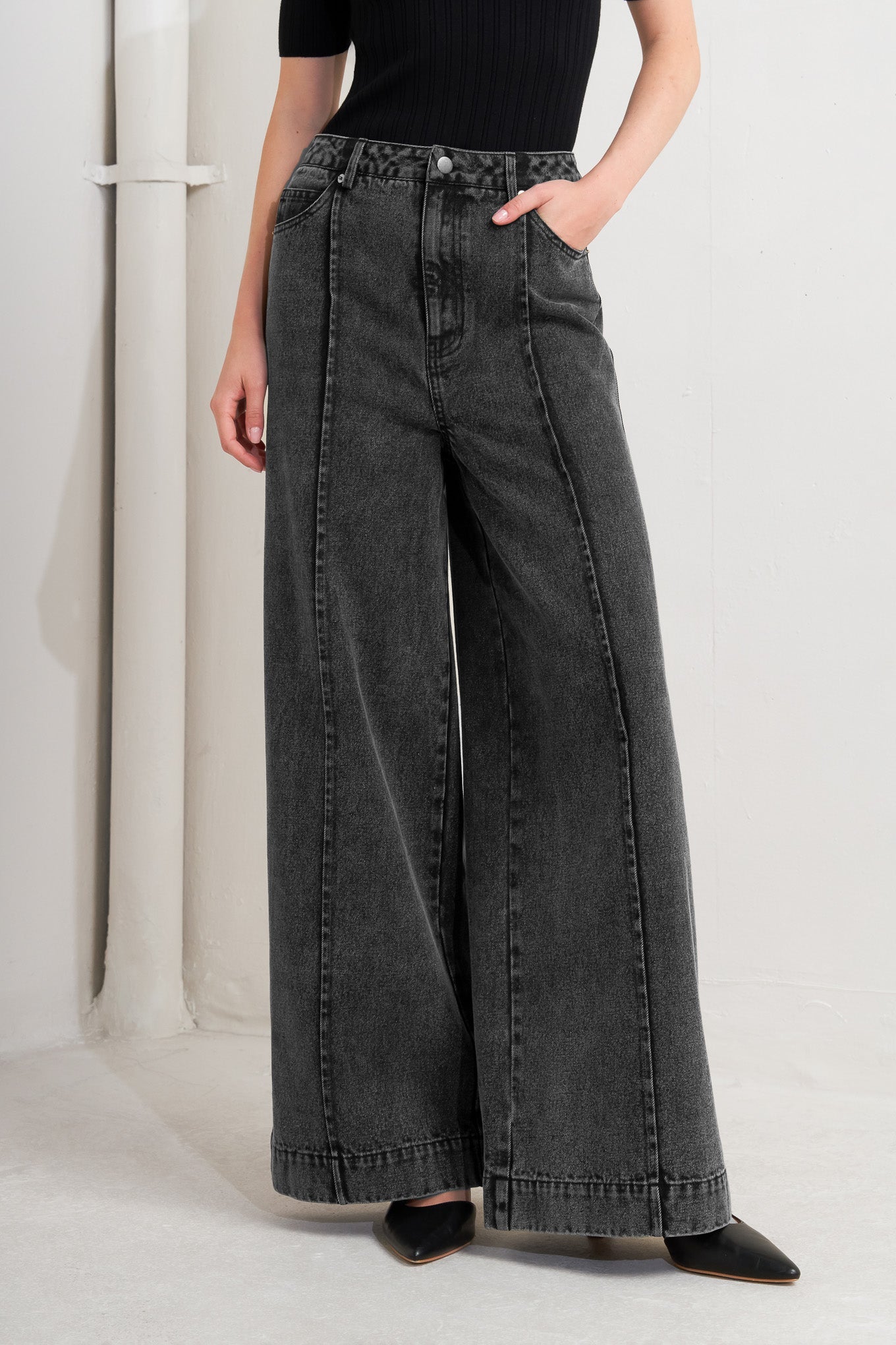 GRAPHITE MUSE DENIM PANTS