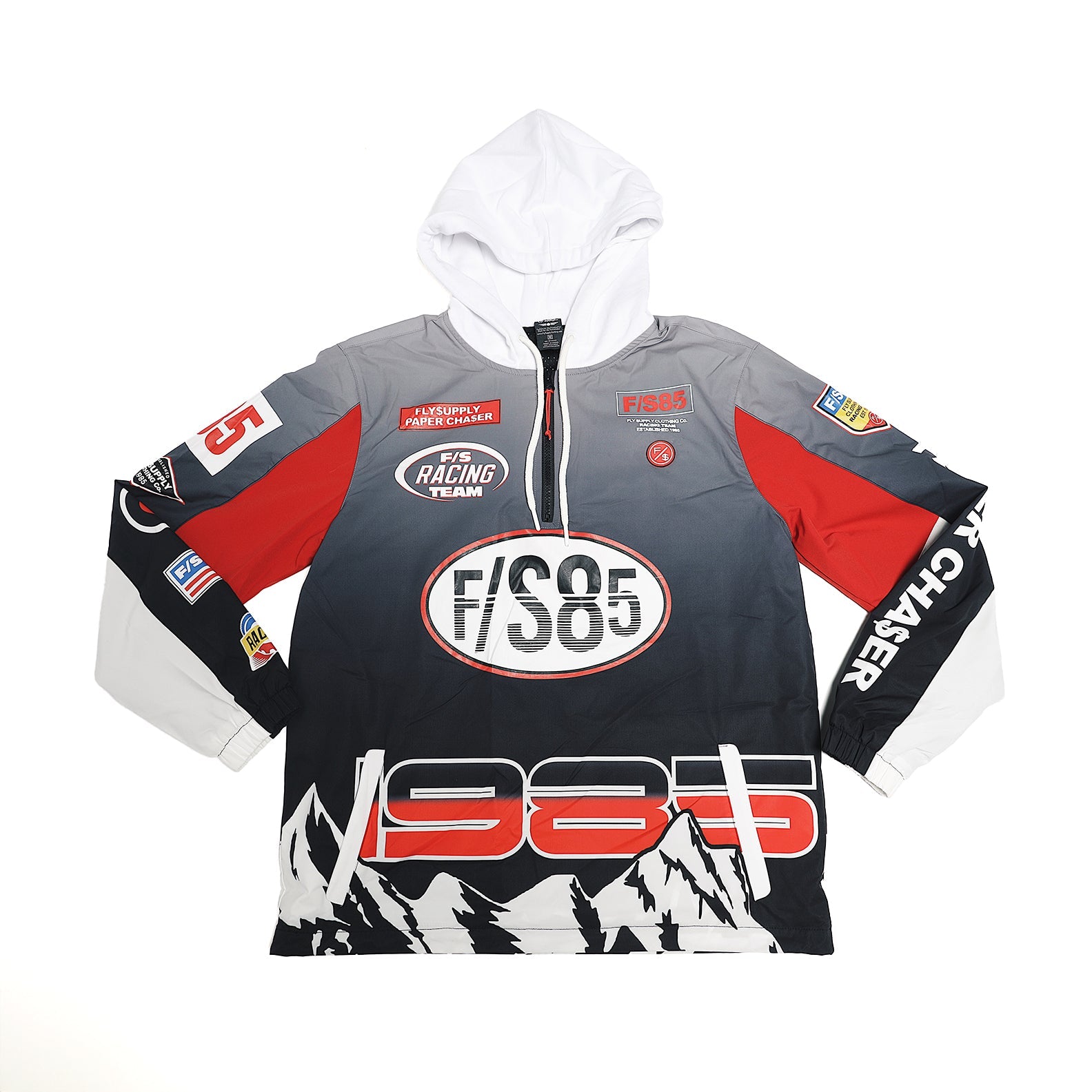 Paperchaser Windbreaker Pullover (Black)