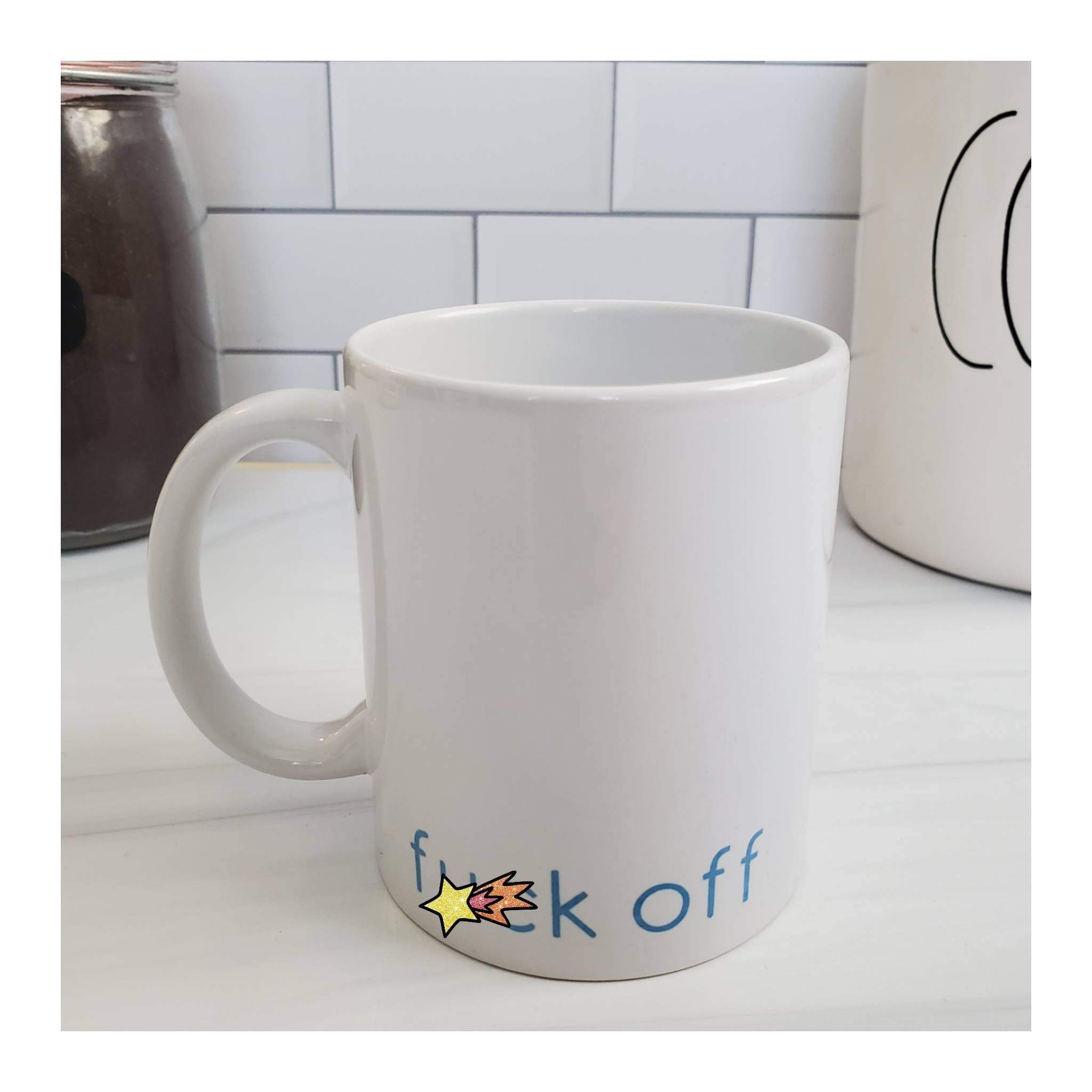 FUCK OFF Ceramic Coffee Mug