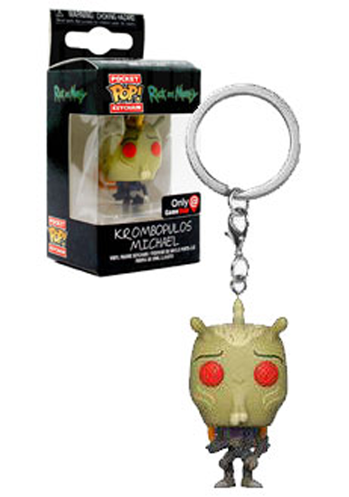 POCKET POP! KEYCHAIN KROMBOPULOS MICHAEL (RICK &amp;amp; MORTY) - GAMESTOP EXCLUSIVE