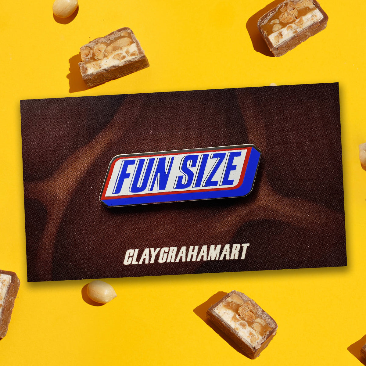 FUN SIZE 1.75&amp;quot; Hard Enamel Pin