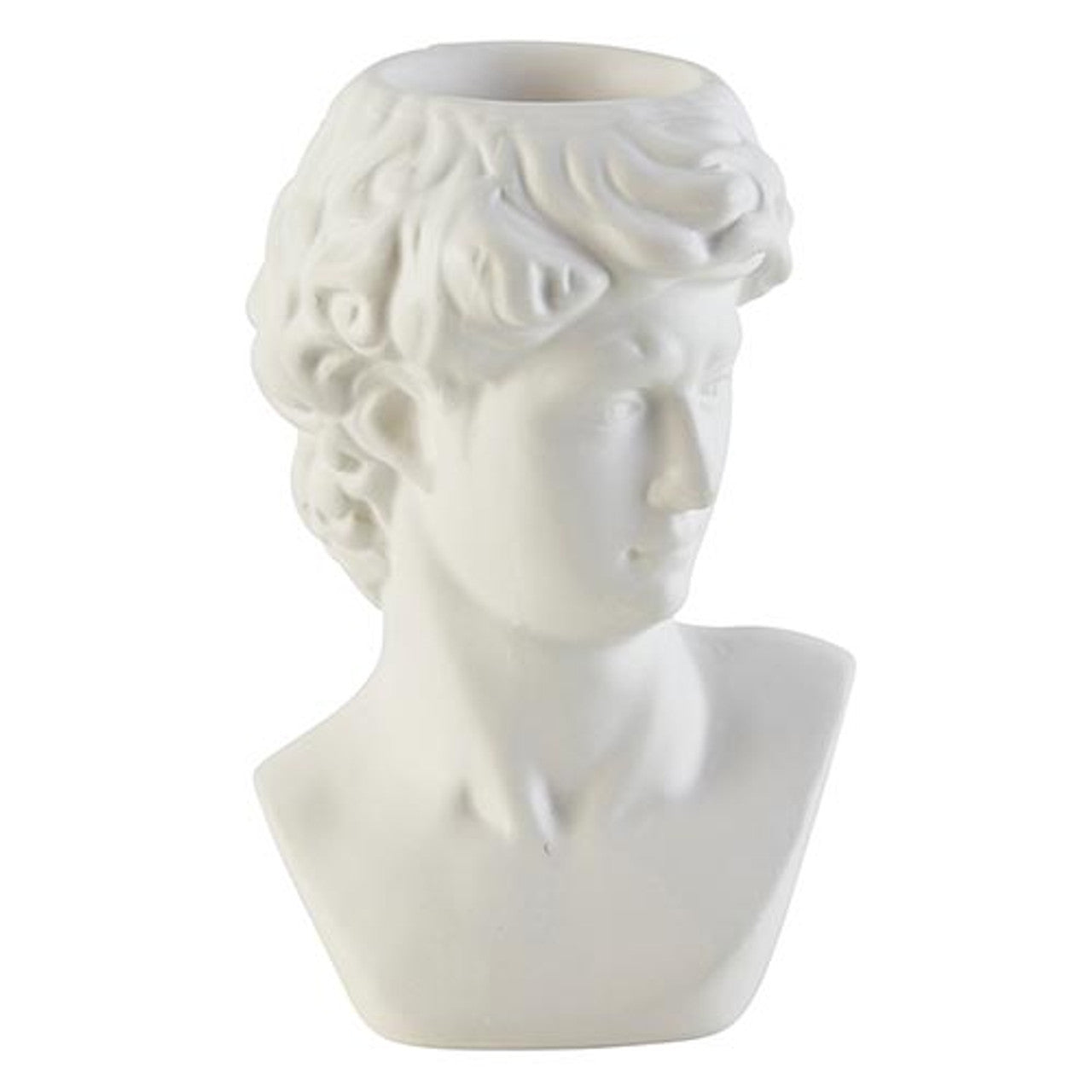 Face Statue Ceramic Decor | 5.5&amp;quot; Tall David Bust Greek Roman Statue