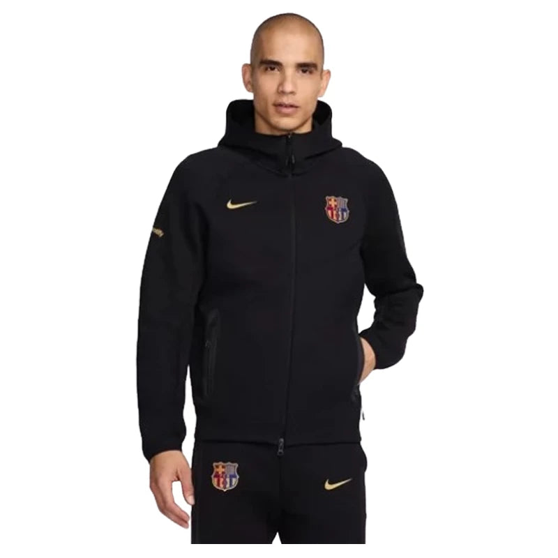 Fc Barcelona Black Training Hoodie