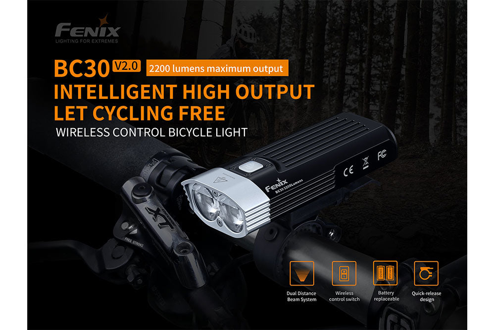 FENIX BC30 V2 LED BIKE LIGHT