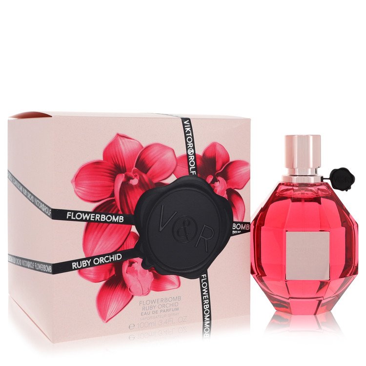 Flowerbomb Ruby Orchid by Viktor &amp;amp; Rolf Eau De Parfum Spray 3.4 oz for Women