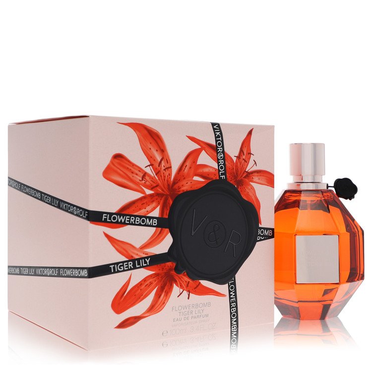 Flowerbomb Tiger Lily by Viktor &amp;amp; Rolf Eau De Parfum Spray 3.4 oz for Women